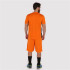 Camiseta Deportiva Joma Cosenza Manga Corta Hombre Naranja Negro