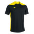 Camiseta de Fútbol Joma Championship VI Manga Corta Hombre/Niño Negro Amarillo