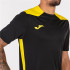 Camiseta de Fútbol Joma Championship VI Manga Corta Hombre/Niño Negro Amarillo