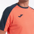 Camiseta Manga Corta Joma Eco Championship Hombre Naranja Flúor - Marino
