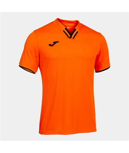Camiseta Manga Corta Joma Toletum IV Hombre Naranja Negro