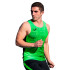 Camiseta De Tirantes Running Elite VIII Negro Verde Flúor