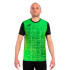 Camiseta Manga Corta De Running Elite VIII Hombre Negro Verde Fluor