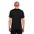 Camiseta Manga Corta De Running Elite VIII Hombre Negro Verde Fluor