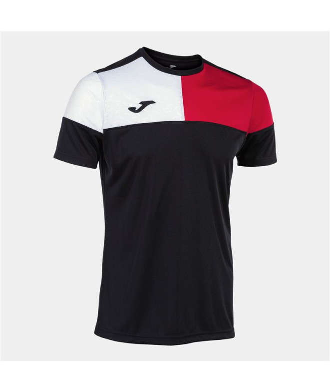 Camiseta Manga Corta Joma Crew V Hombre Negro...