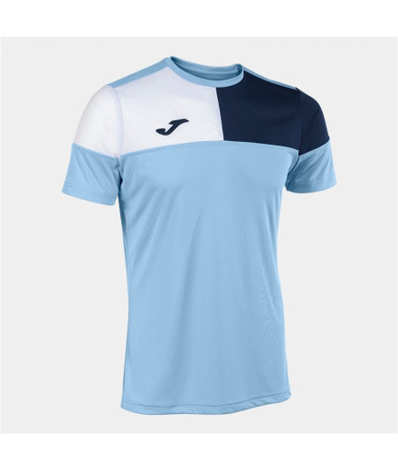 Camiseta De Fútbol Joma Manga Corta Crew V Celeste Marino...