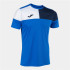 Camiseta De Fútbol Joma Manga Corta Crew V Royal Marino Blanco