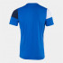 Camiseta De Fútbol Joma Manga Corta Crew V Royal Marino Blanco