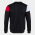 Sudadera Joma Crew V Hombre/Niño Negro Rojo Blanco