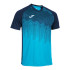 Camiseta de Fútbol Joma Tiger Vi hombre Turquesa Flúor Marino Turquesa Marino