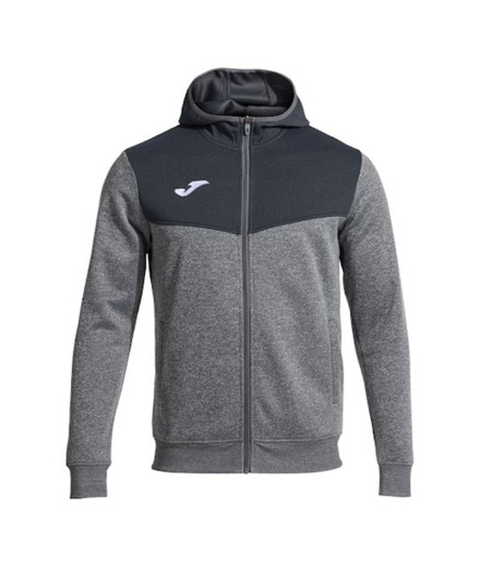 Chaqueta Joma Campus Street Con Capucha Hombre Gris Melange