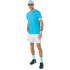Camiseta de Tenis ASICS Court Ss Top Hombre Aguamarina