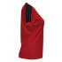 Camiseta Manga Corta Joma Academy Mujer Rojo Negro