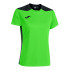 Camiseta Manga Corta Joma Championship VI Mujer Verde Flúor Negro
