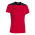 Camiseta Manga Corta Joma Championship VI Mujer Rojo Negro