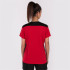 Camiseta Manga Corta Joma Championship VI Mujer Rojo Negro