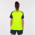 Camiseta de Fútbol Joma Academy IV Manga Corta Mujer Amarillo Flúor Marino