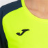 Camiseta de Fútbol Joma Academy IV Manga Corta Mujer Amarillo Flúor Marino
