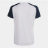 Camiseta de Fútbol Joma Academy IV Manga Corta Mujer Blanco Marino