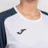 Camiseta de Fútbol Joma Academy IV Manga Corta Mujer Blanco Marino