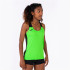 Camiseta de Running Joma Record II Tirantes Mujer Verde Flúor Negro