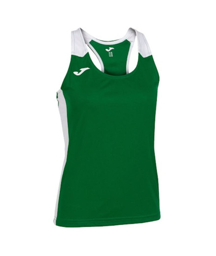 Camiseta de Running Joma Record II Tirantes Mujer Verde...