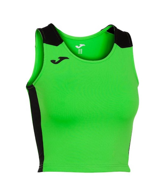 Top de Running Joma Record II Mujer Verde Flúor...