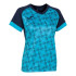Camiseta Joma Supernova III Manga Corta Mujer/Niña Marino Turquesa Flúor