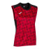 Camiseta Joma Supernova IIII Sin Mangas Mujer Negro Rojo