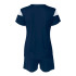 Conjunto de Fútbol Joma Phoenix Mujer Marino Blanco