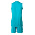 Conjunto de Baloncesto Joma Atlanta Mujer Turquesa Flúor Negro
