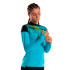 Sudadera de Fútbol Joma Elite X Turquesa Flúor Negro Niña