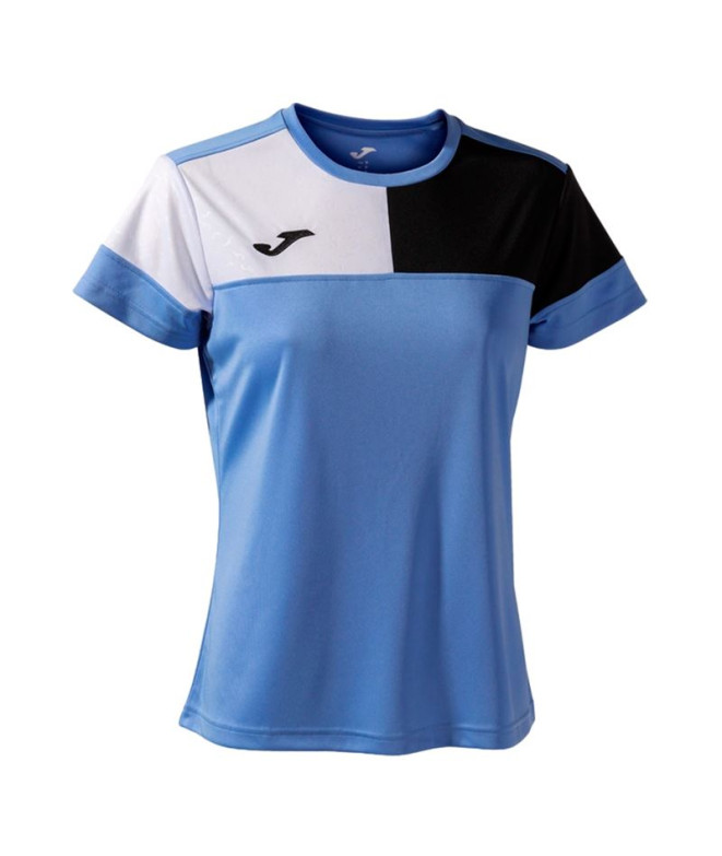 Camiseta de Fútbol Joma Manga Corta Crew V Azul...