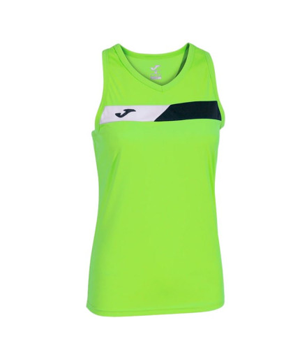 Camiseta de Pádel Joma Sin Mangas Court Lima Negro Blanco...
