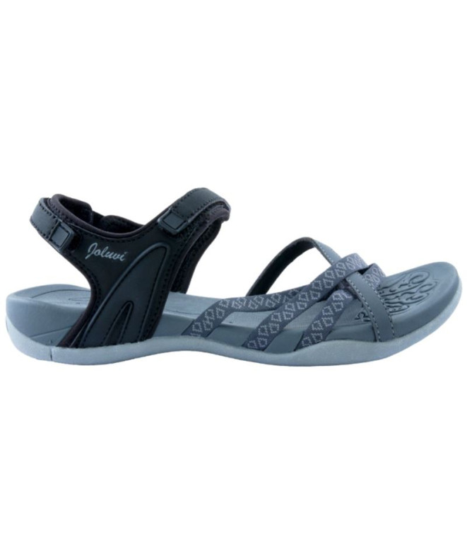 Sandalias de Montaña Joluvi Verin Mujer Negro...