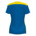 Camiseta Manga Corta Joma Championship VI Mujer Royal Amarillo