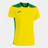 Camiseta Manga Corta Joma Championship VI Mujer Amarillo Verde