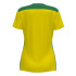 Camiseta Manga Corta Joma Championship VI Mujer Amarillo Verde
