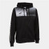 Chaqueta Con Capucha Joma Eco Super Nova Mujer/Niña Negro Blanco