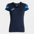 Camiseta Manga Corta Joma Elite XI Mujer Marino Verde Fluor