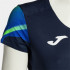 Camiseta Manga Corta Joma Elite XI Mujer Marino Verde Fluor