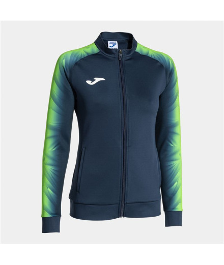 Chaqueta de Fútbol Joma Elite XI Mujer Marino Verde Fluor