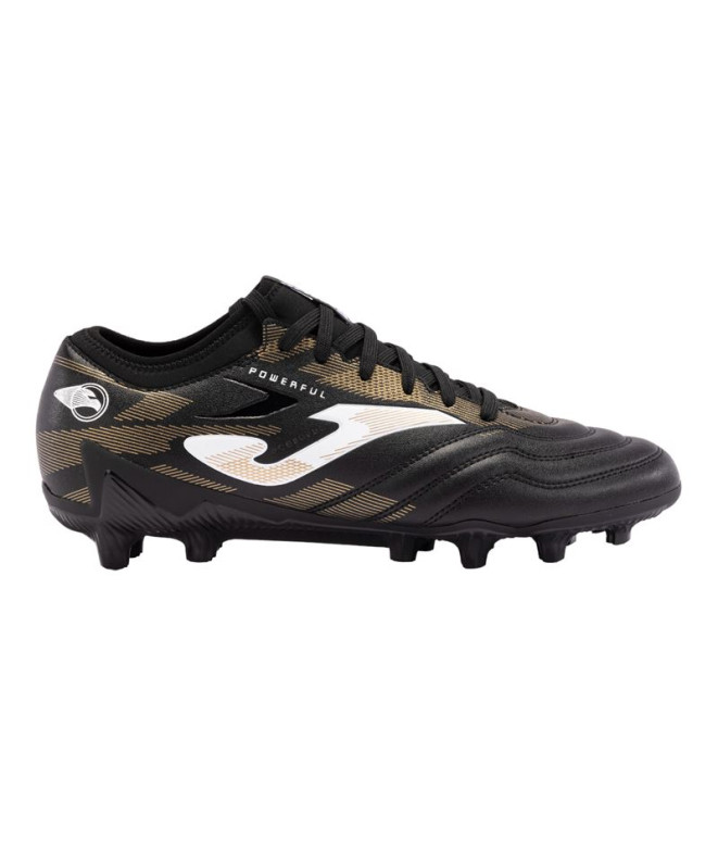 Botas de Fútbol Joma Powerful 2401 Negro Oro...