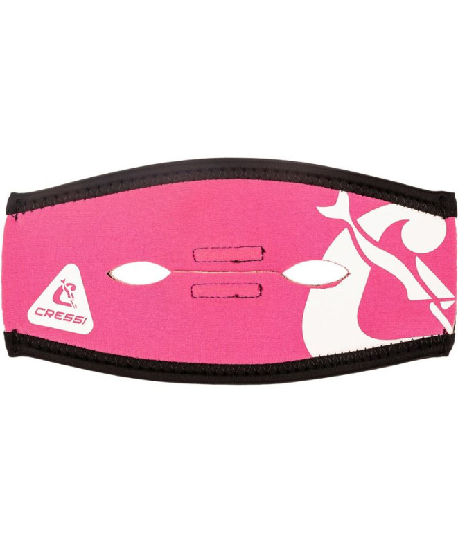 Funda Neopreno Tira Mascara Pony Rosa-Blanco...