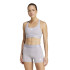 Sujetador Deportivo de Fitness adidas Techfit Medium Support Mujer Gris