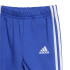 Conjunto adidas Essentials 3 Bandas Jogger Set Infantil Azul