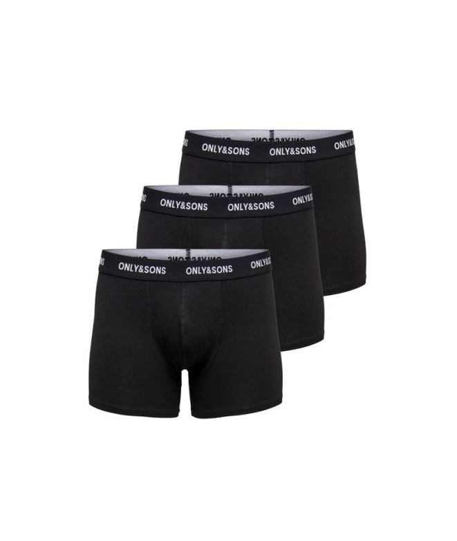 Calzoncillos Only & Sons fitz Solid Black...