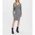 Vestido Vero Moda hollyrem V-Neck Medium Grey Melange Mujer