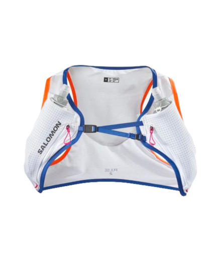 Chaleco de Running Salomon Pulse 2 Set White/Surf The...