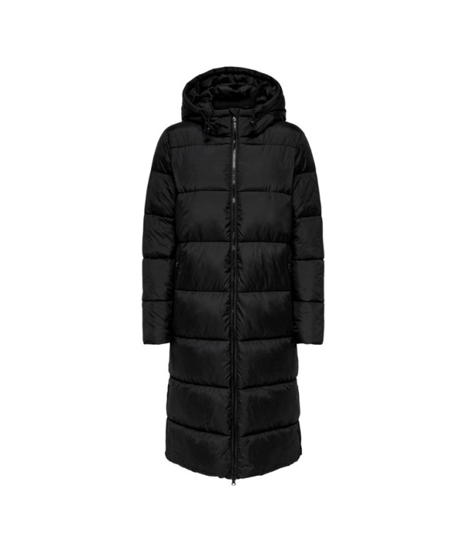 Chaqueta Only montana Long Puffer Black Mujer